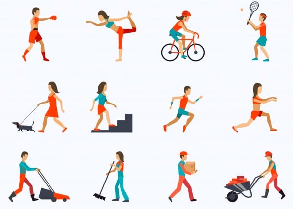 Fitness can include multiple types of physical activity